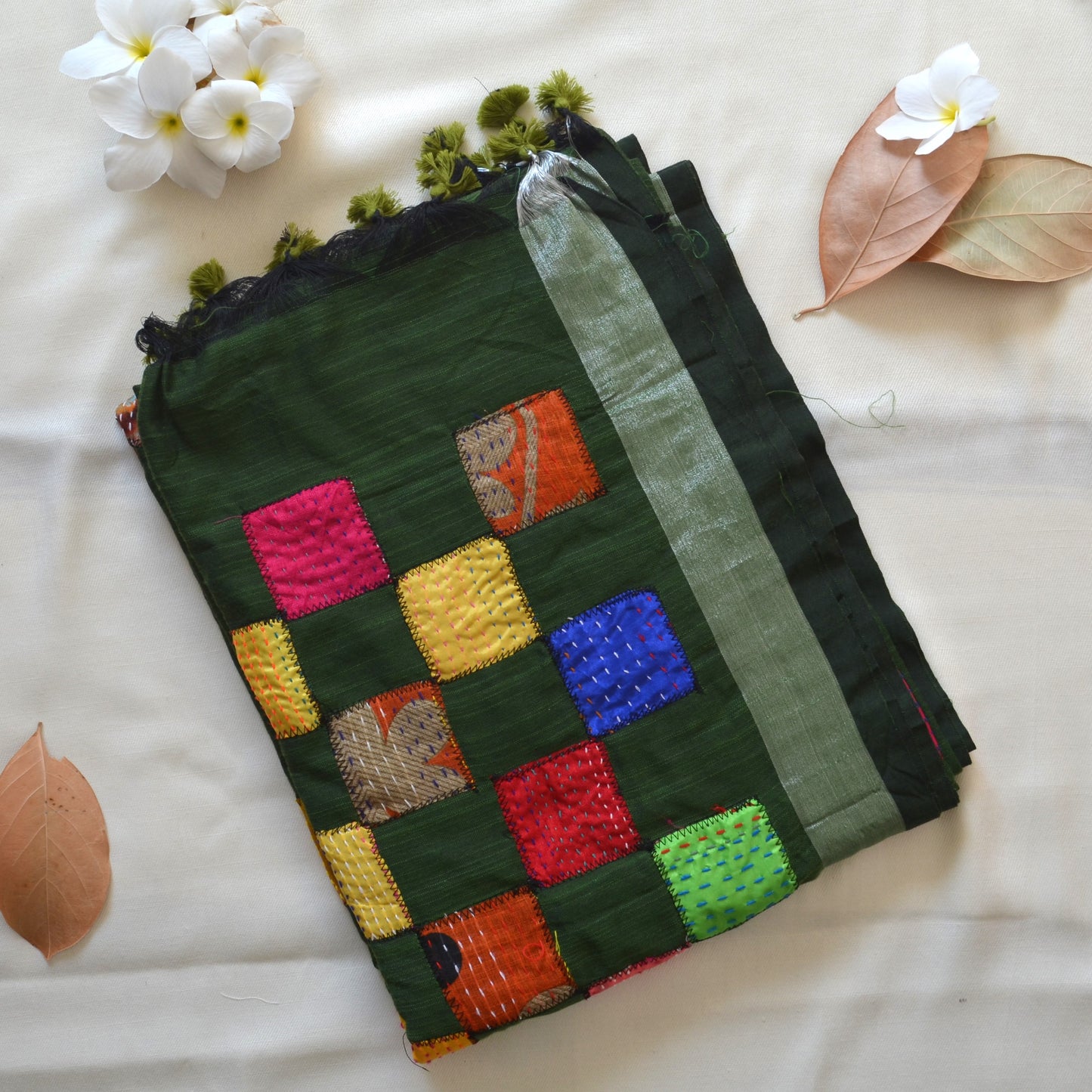 Cotton Patch Work Saree